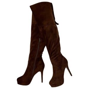 NWOTB — Charles David Over-the-knee Boots in Chocolate Brown Size 7.5